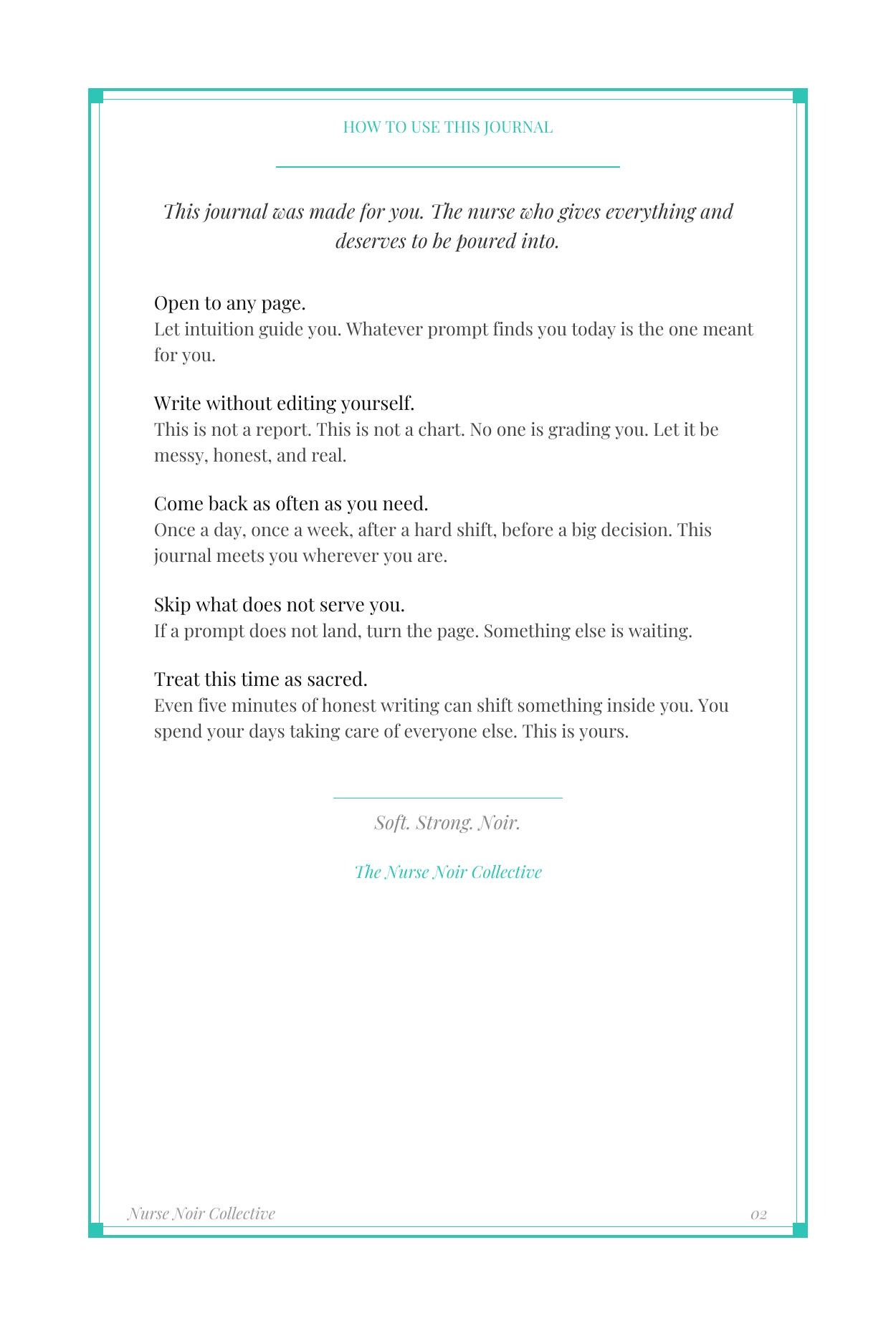 Worthy of the Shift — How To Use This Journal
