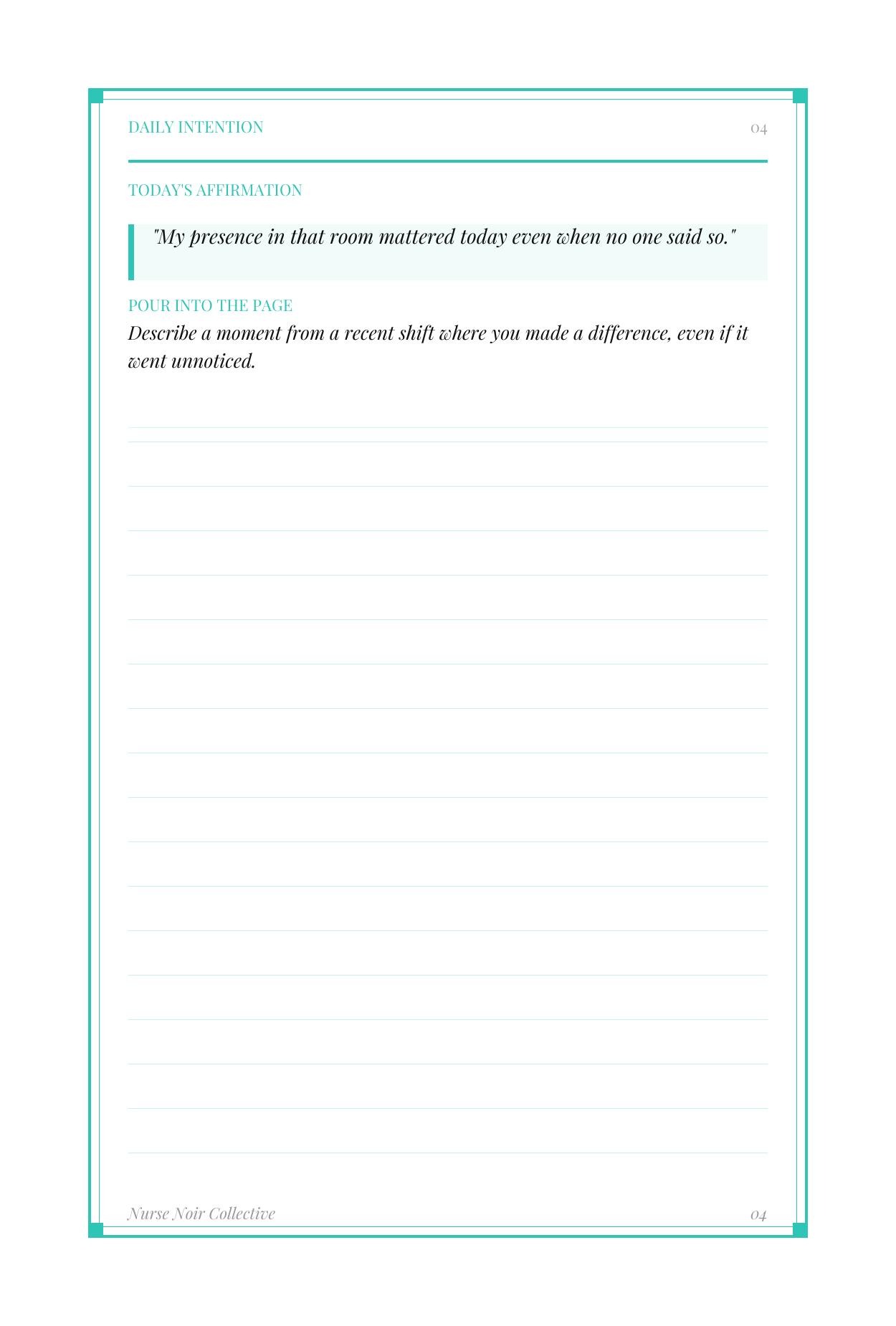 Worthy of the Shift — Reflection Check-In